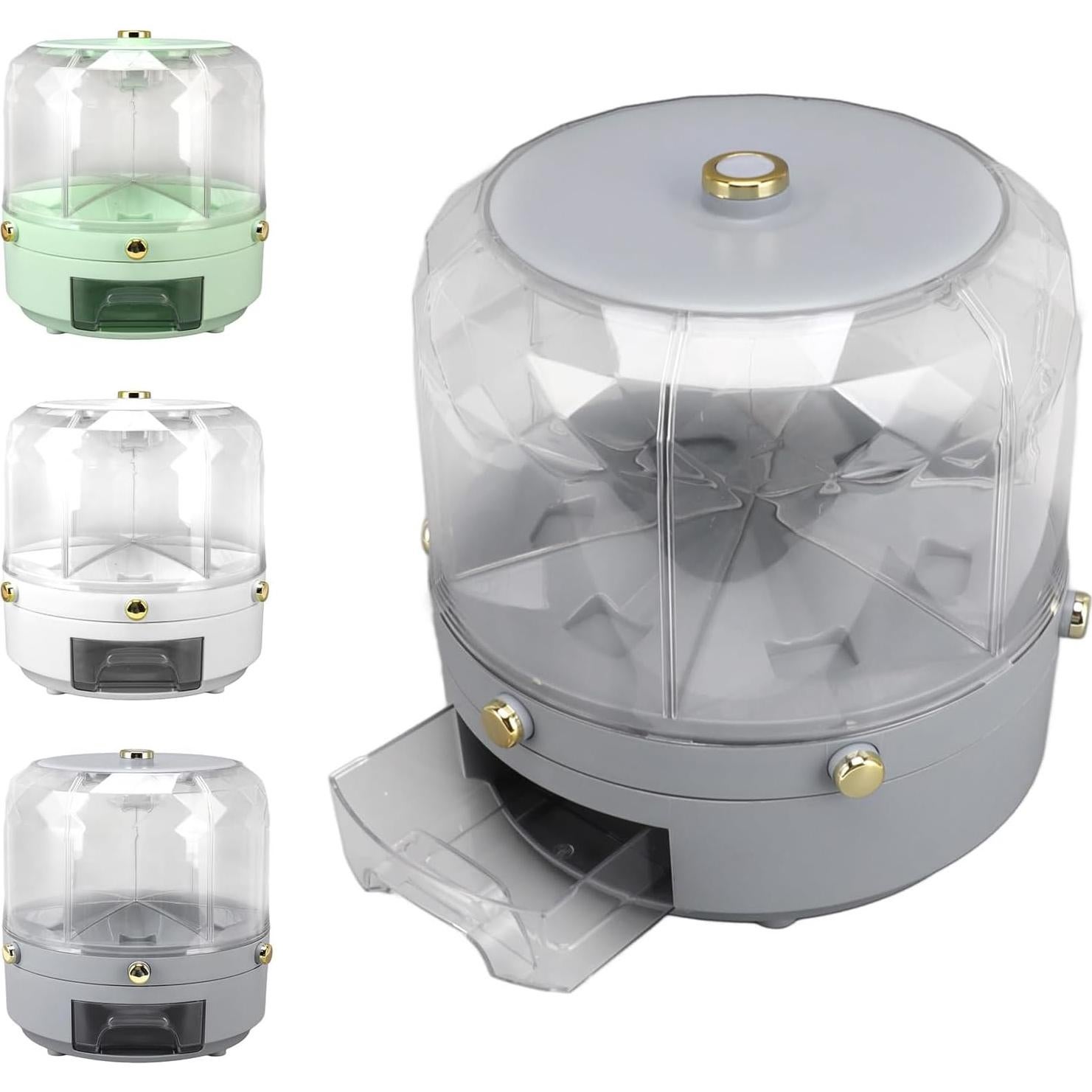 Dispensador de Granos Natudeco 6kg Rotativo 360° para Alimentos