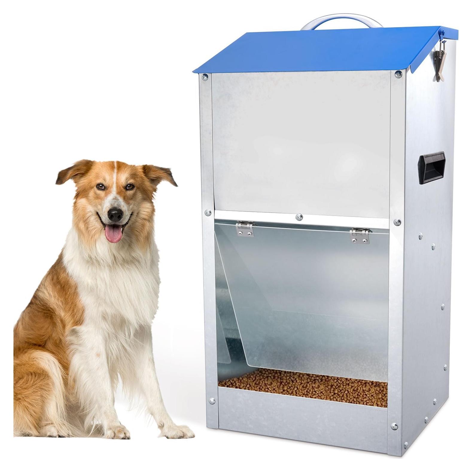 Comedero Automático para Perros Homsky 11,34 kg Azul