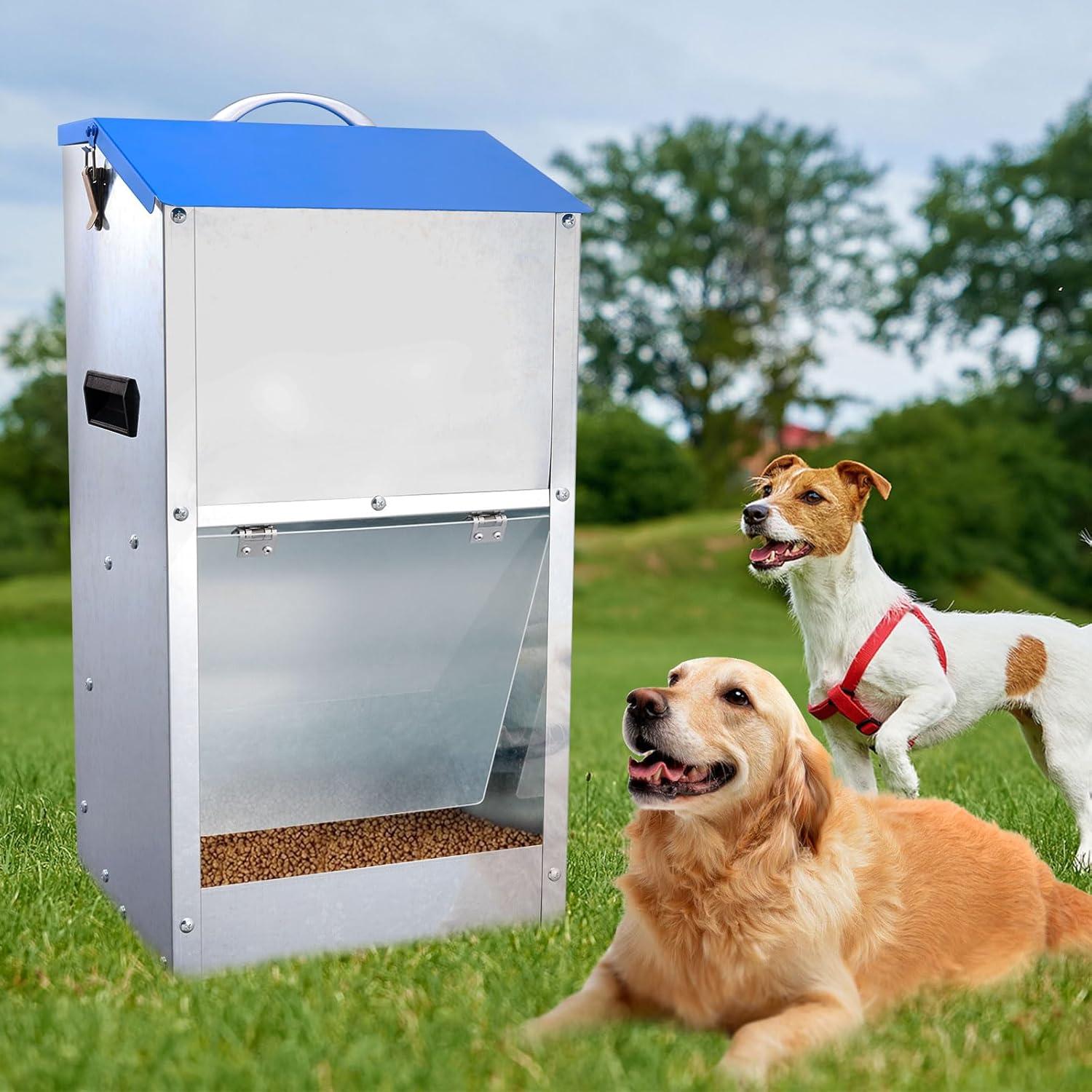 Comedero Automático para Perros Homsky 11,34 kg Azul