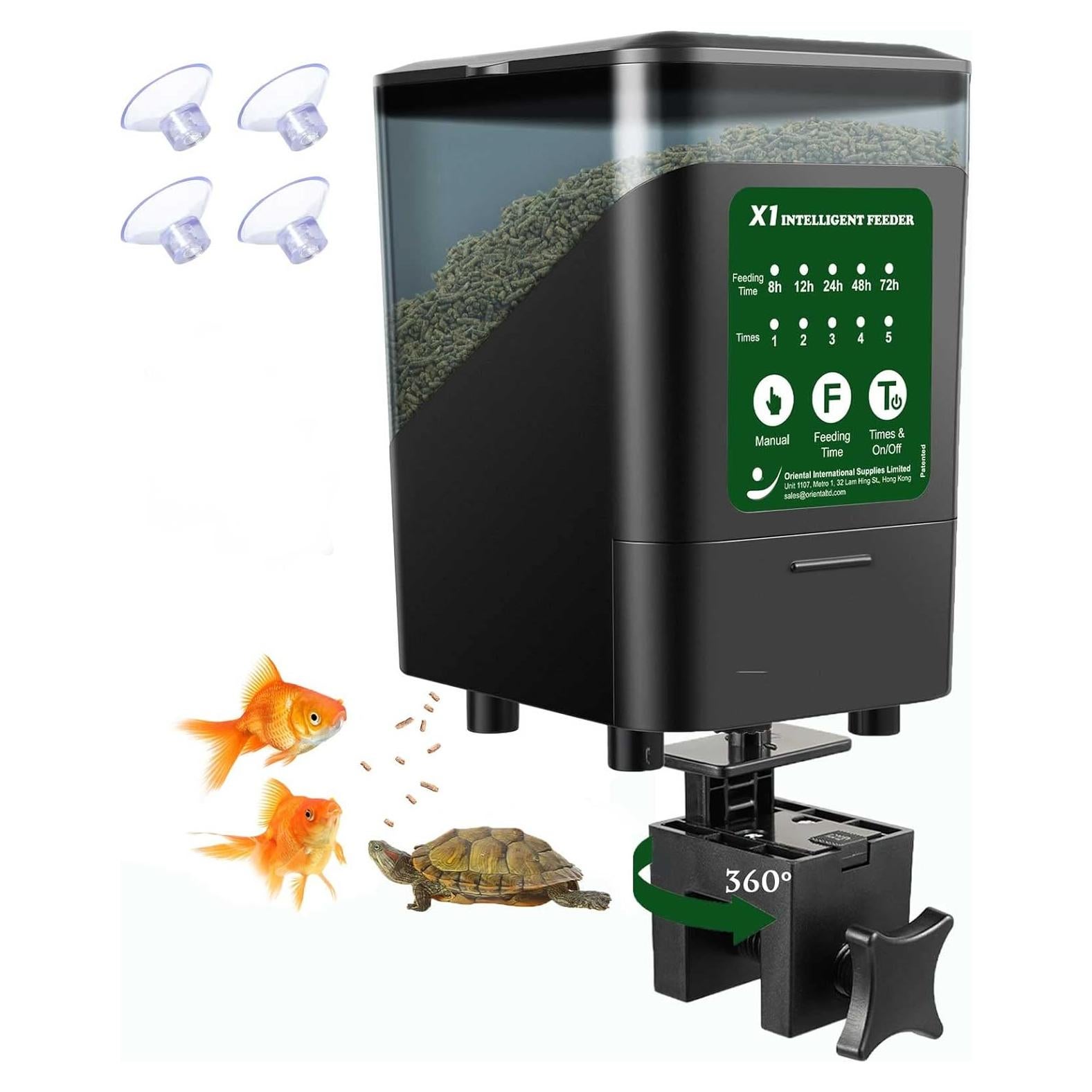 Alimentador Automático de Peces B Rush 414 ml con Temporizador