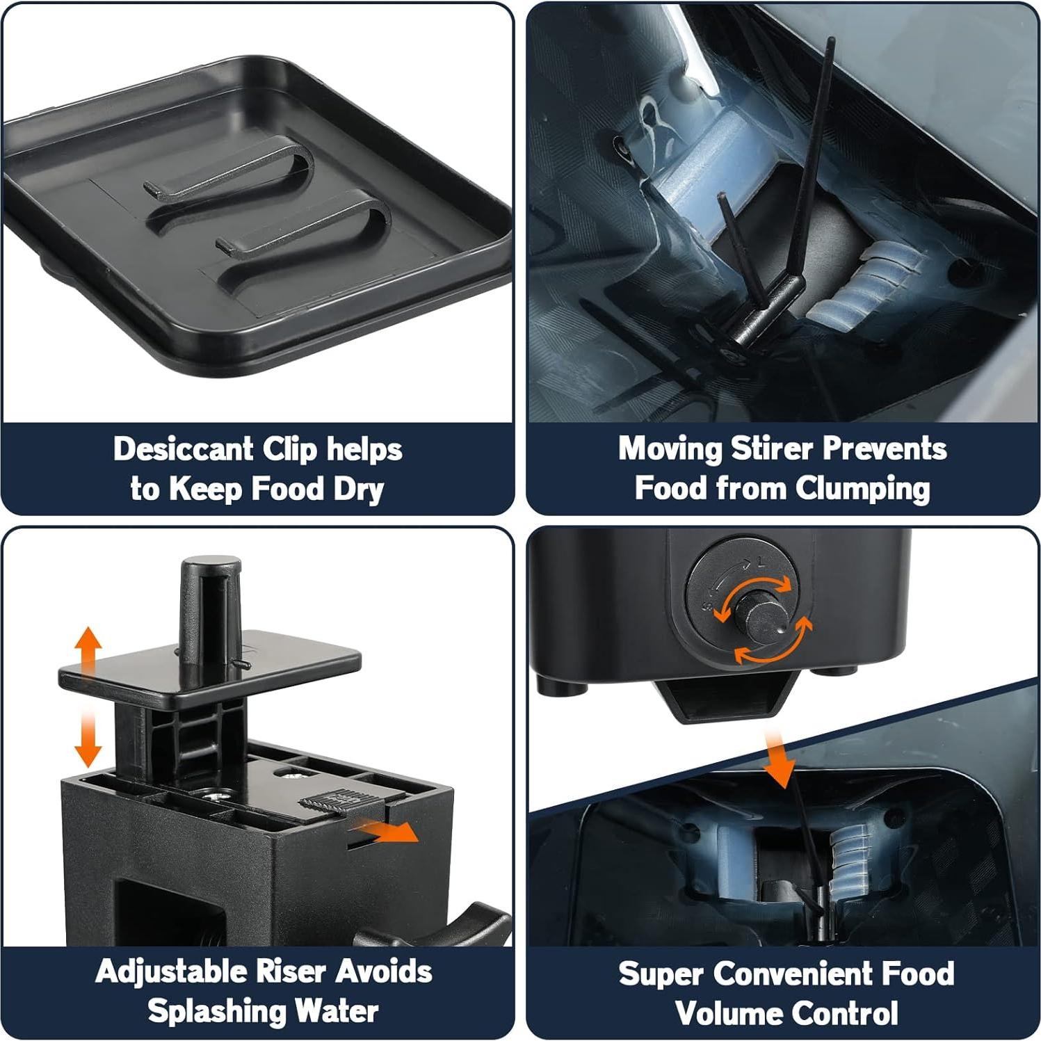 Alimentador Automático de Peces B Rush 414 ml con Temporizador