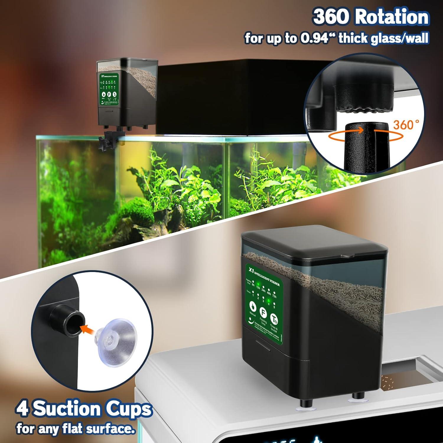 Alimentador Automático de Peces B Rush 414 ml con Temporizador