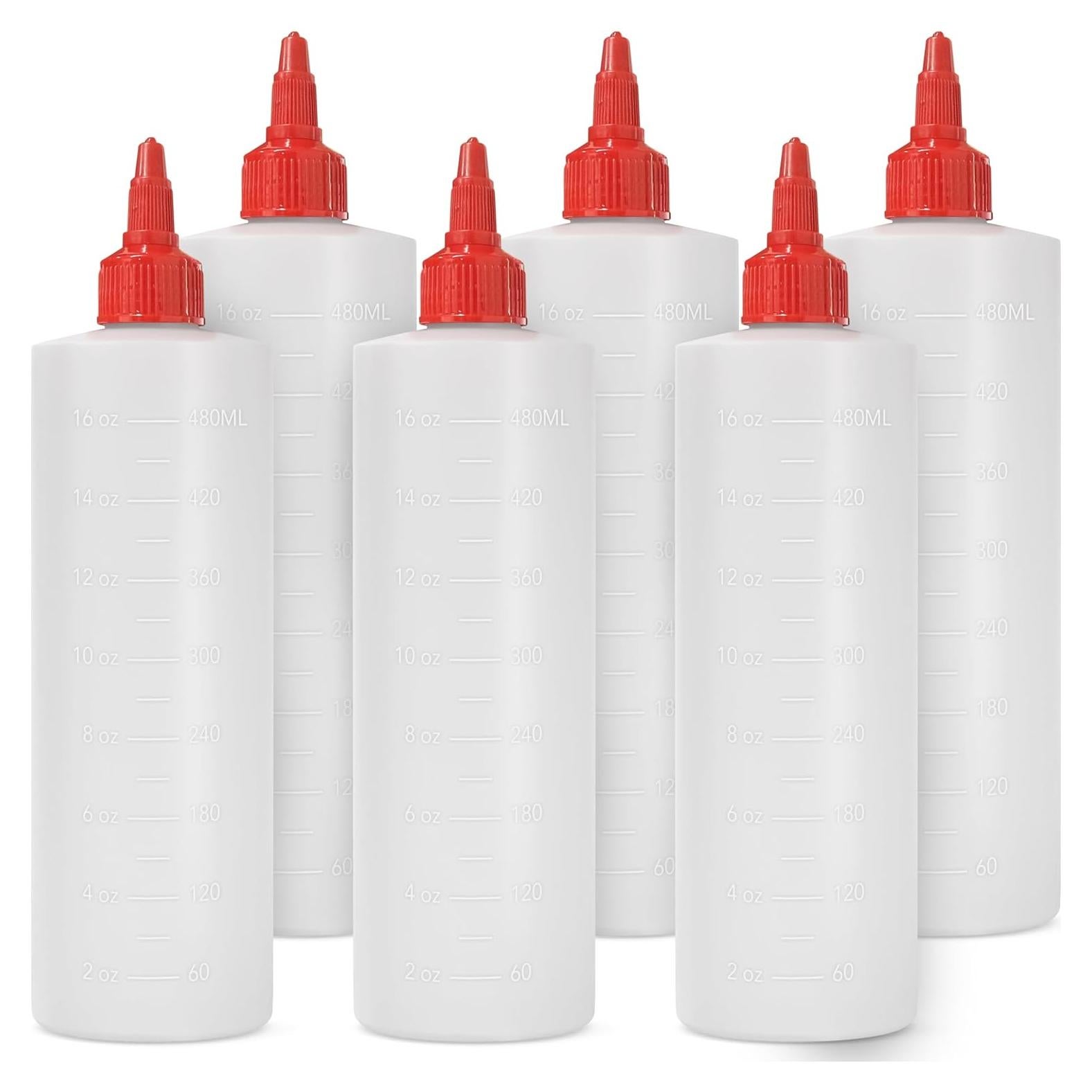 Paquete de 6 Botellas Squeeze 16oz Homestead Choice