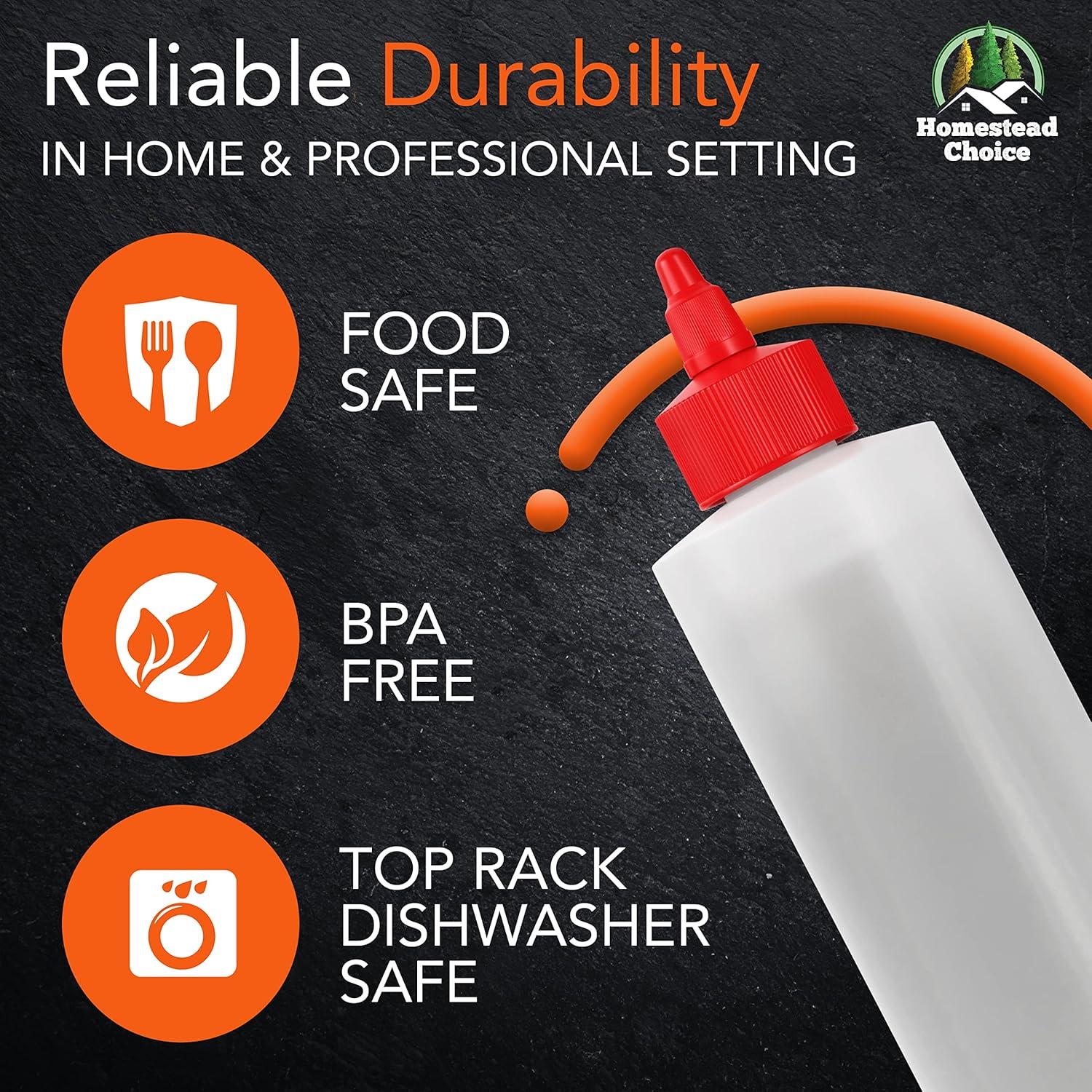 Paquete de 6 Botellas Squeeze 16oz Homestead Choice