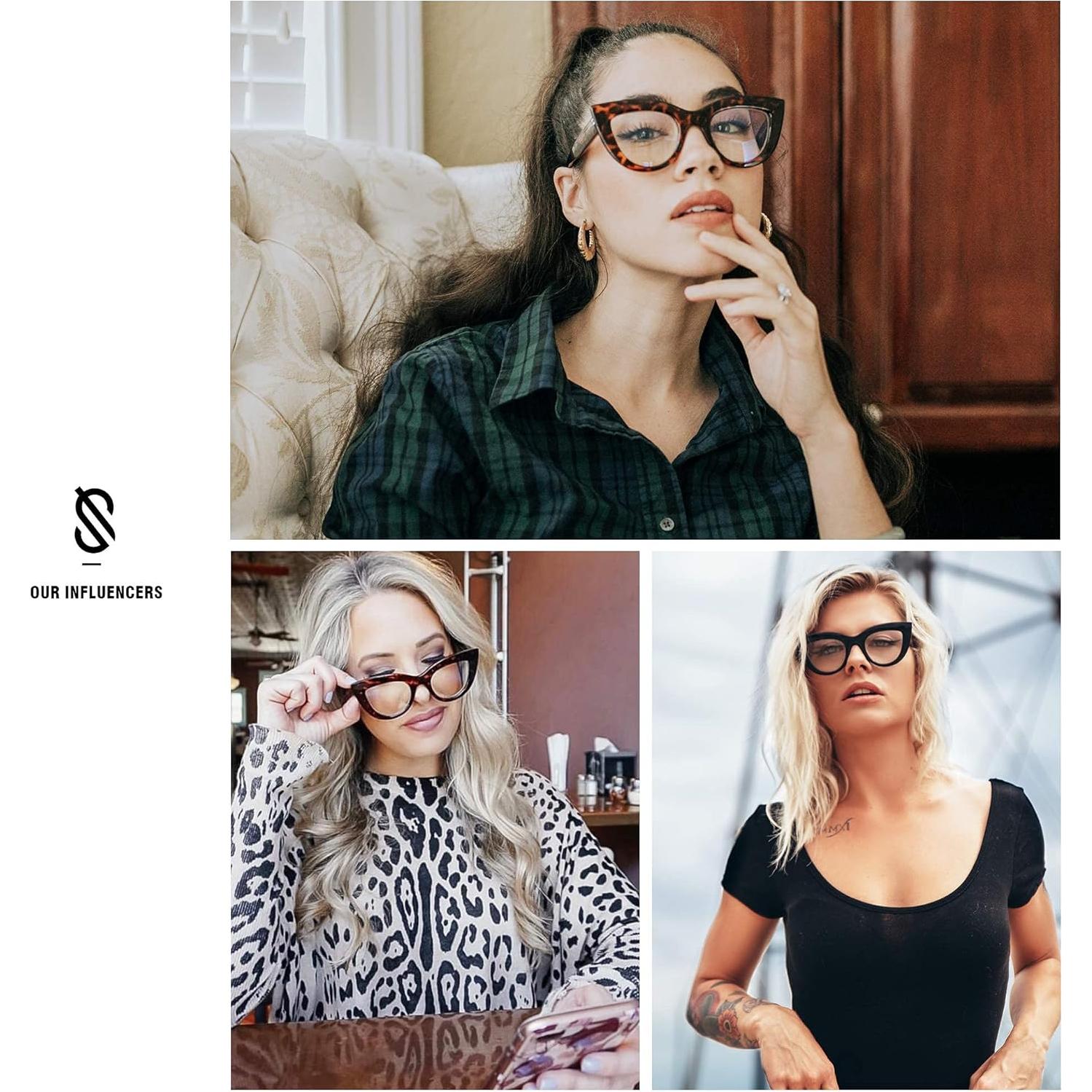 Gafas de Sol SOJOS Ojo de Gato UV400 para Mujeres