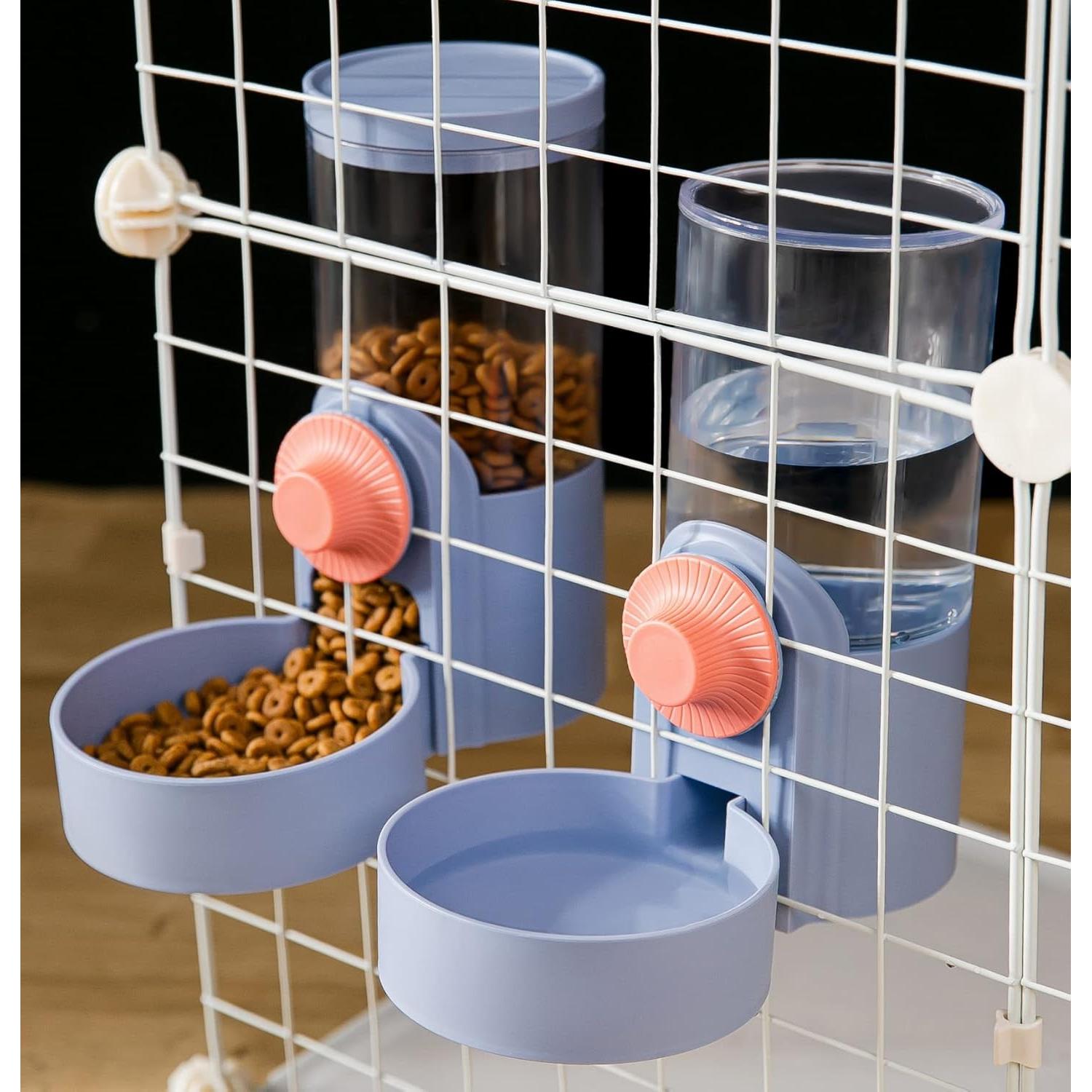 Dispensador automático de comida y agua Kenond 1L azul