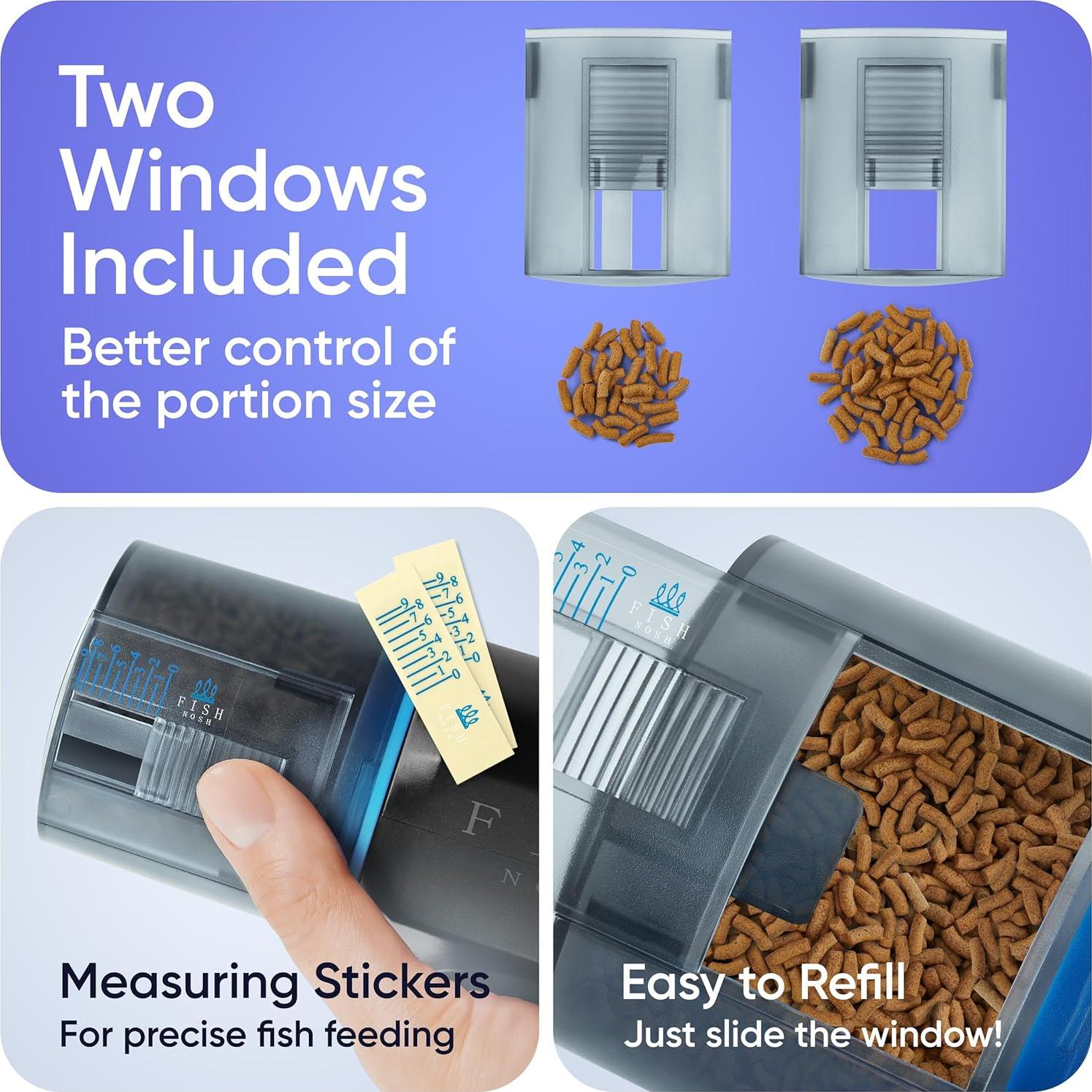 Alimentador Automático de Peces FISHNOSH 2025 con Temporizador