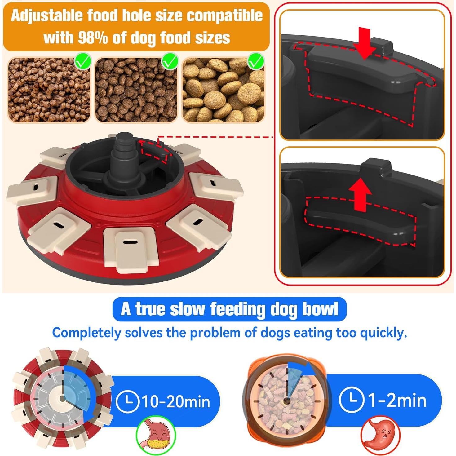 Juguete de Rompecabezas Interactivo Monotre 2 en 1 para Perros