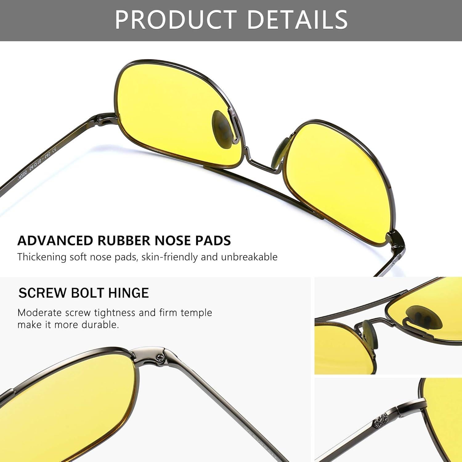 Gafas de sol polarizadas SUNGAIT para conducción nocturna