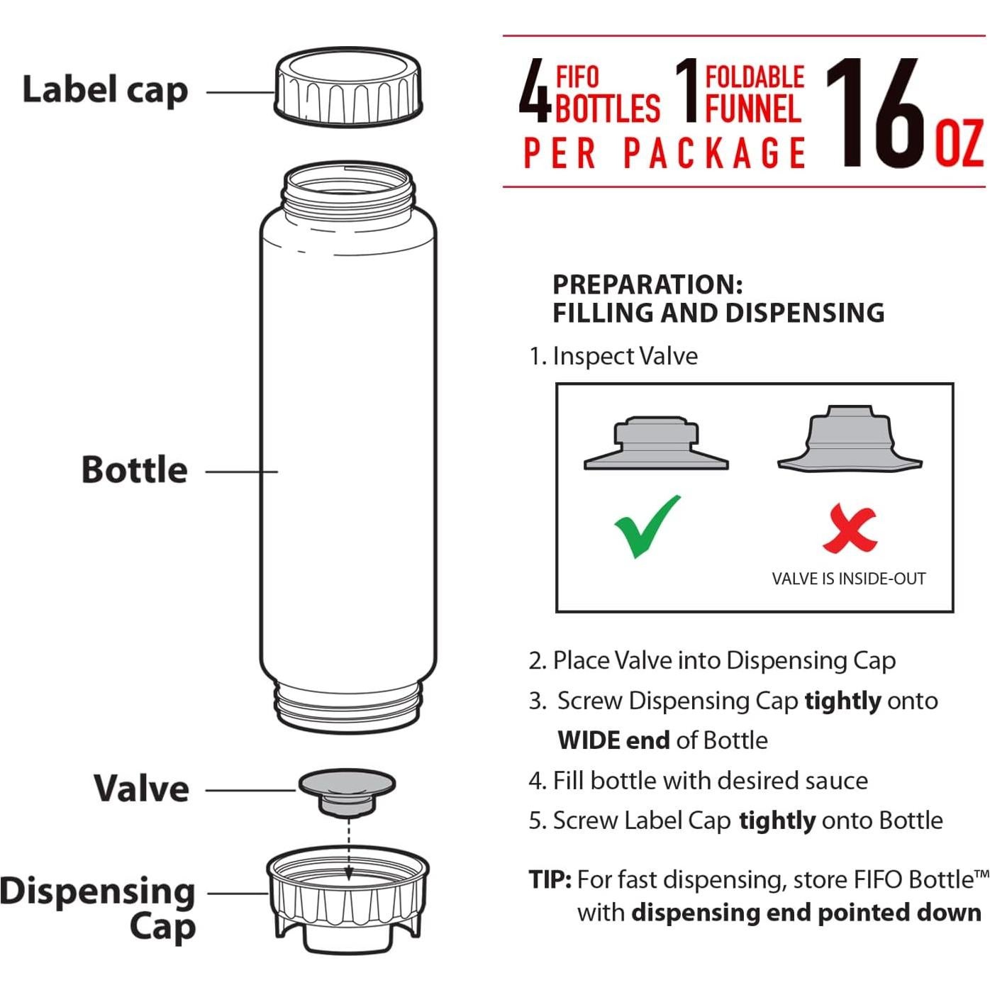 Botellas Squeeze FIFO Rockland Guard 16 oz Verde (4 Pzas)