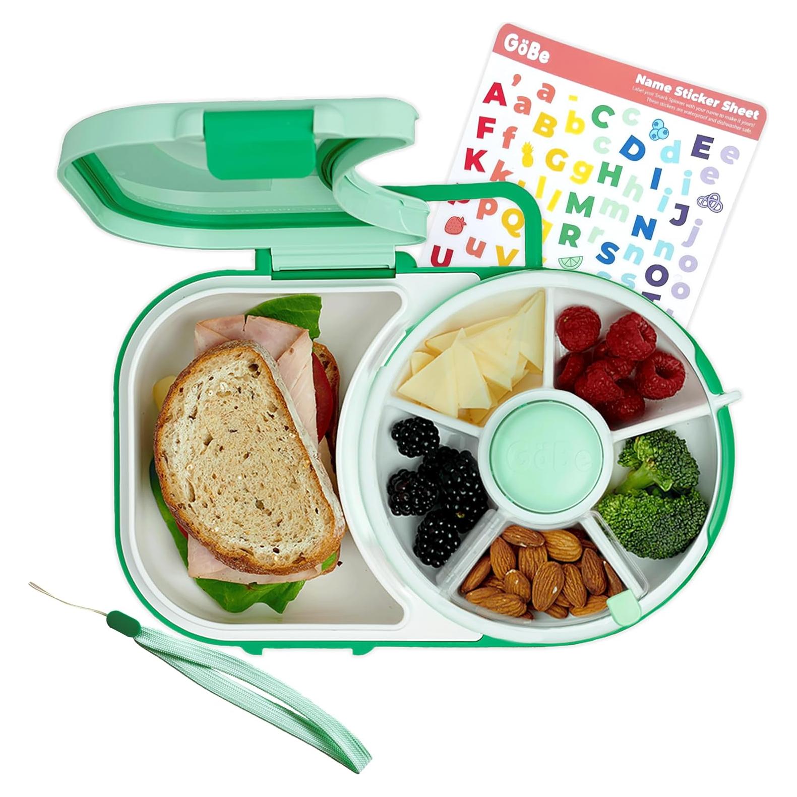 Lonchera GoBe Kids Bento Verde Menta 6 Compartimentos