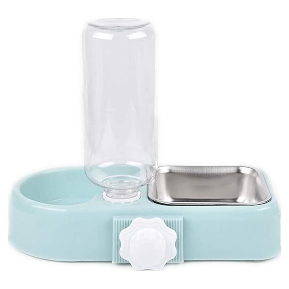 Soporte Doble Tazón Acero Inoxidable Utaomld Azul 26,5cm