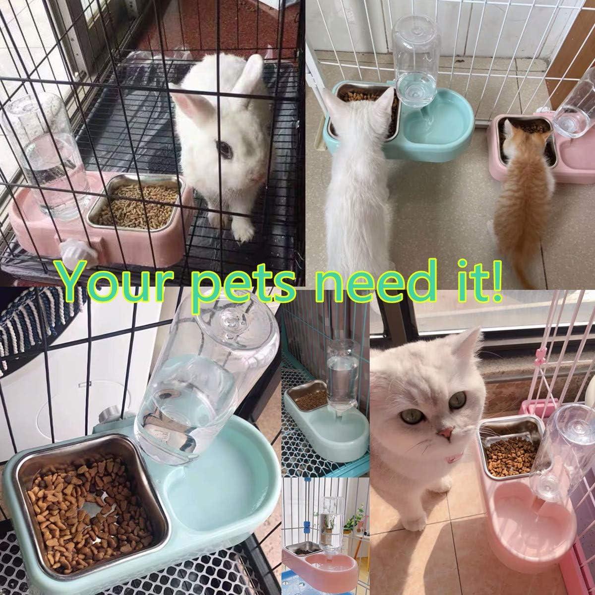 Soporte Doble Tazón Acero Inoxidable Utaomld Azul 26,5cm