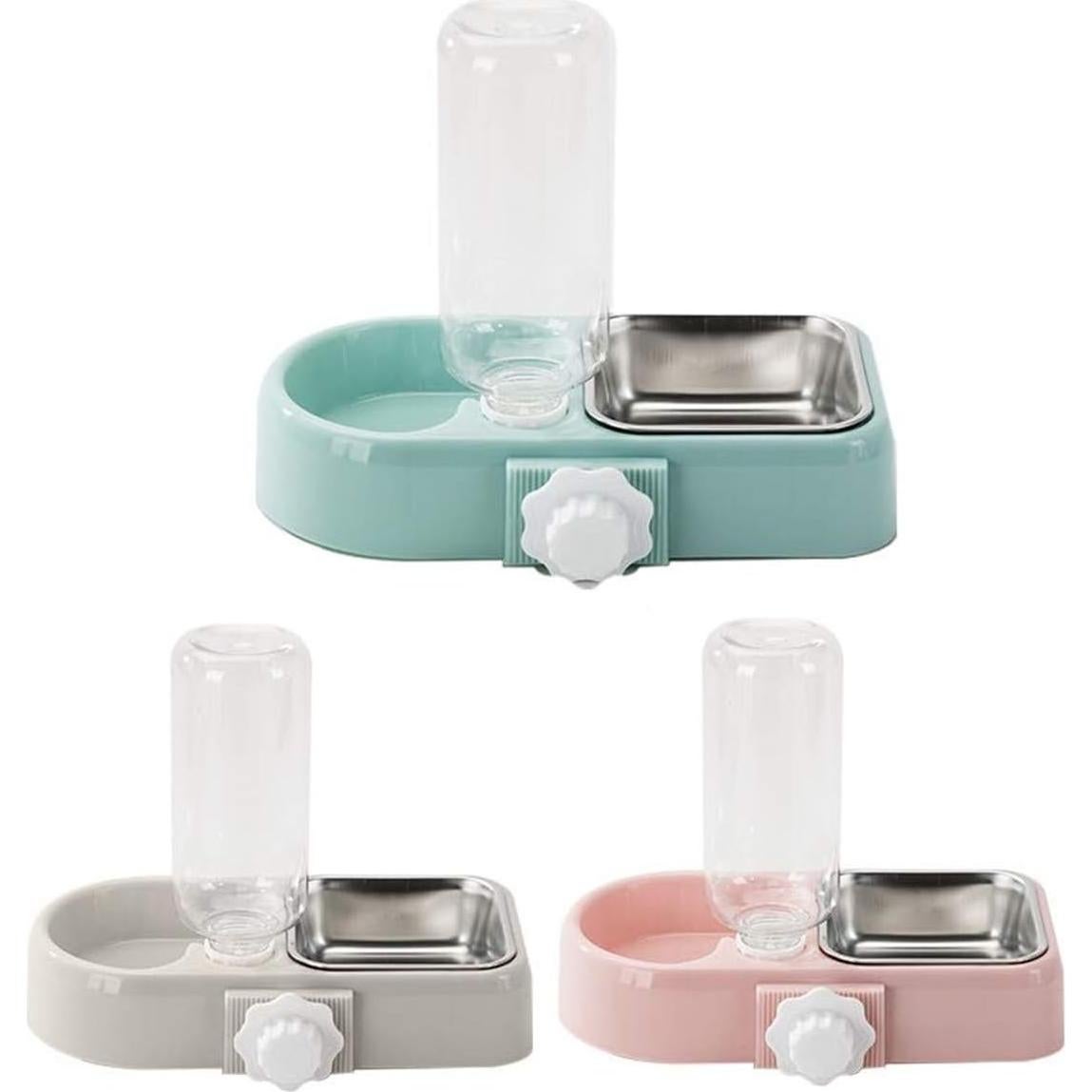 Soporte Doble Tazón Acero Inoxidable Utaomld Azul 26,5cm