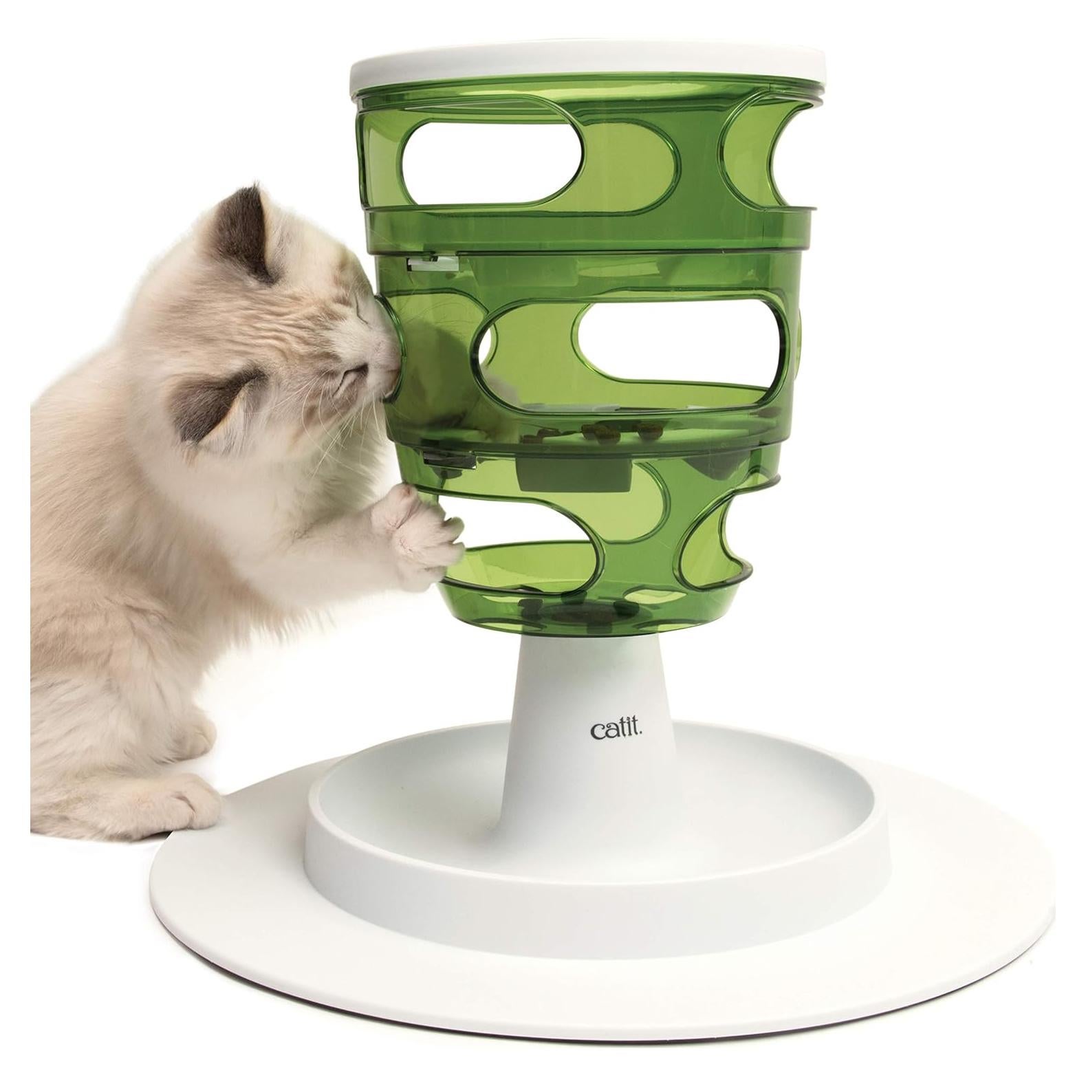 Alimentador Lento Catit Senses 2.0 Verde para Gatos