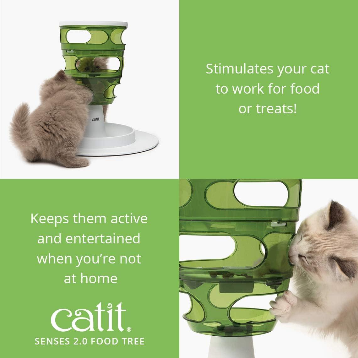 Alimentador Lento Catit Senses 2.0 Verde para Gatos