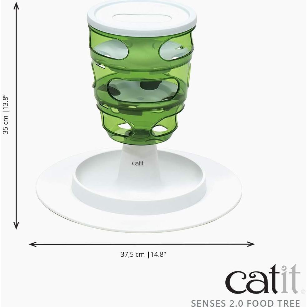 Alimentador Lento Catit Senses 2.0 Verde para Gatos
