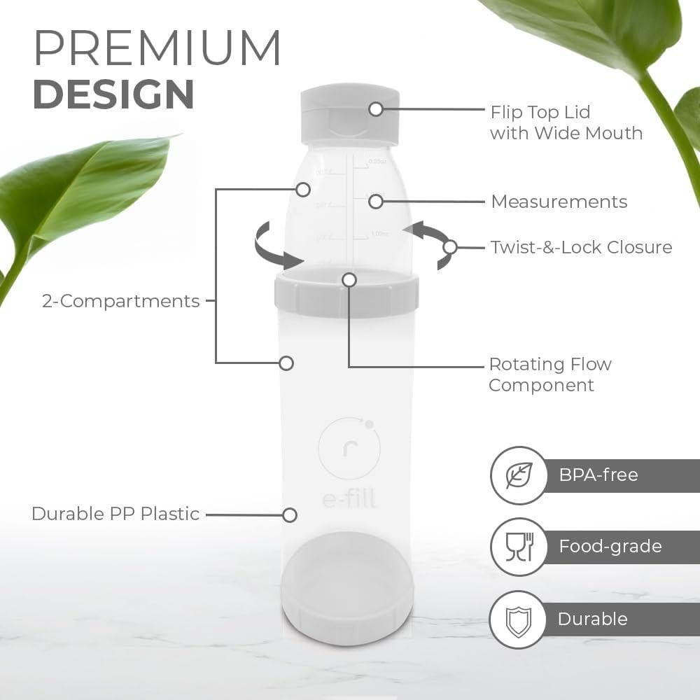 Contenedor de Polvo Re-Fill Sensible Creations 2 Compartimentos