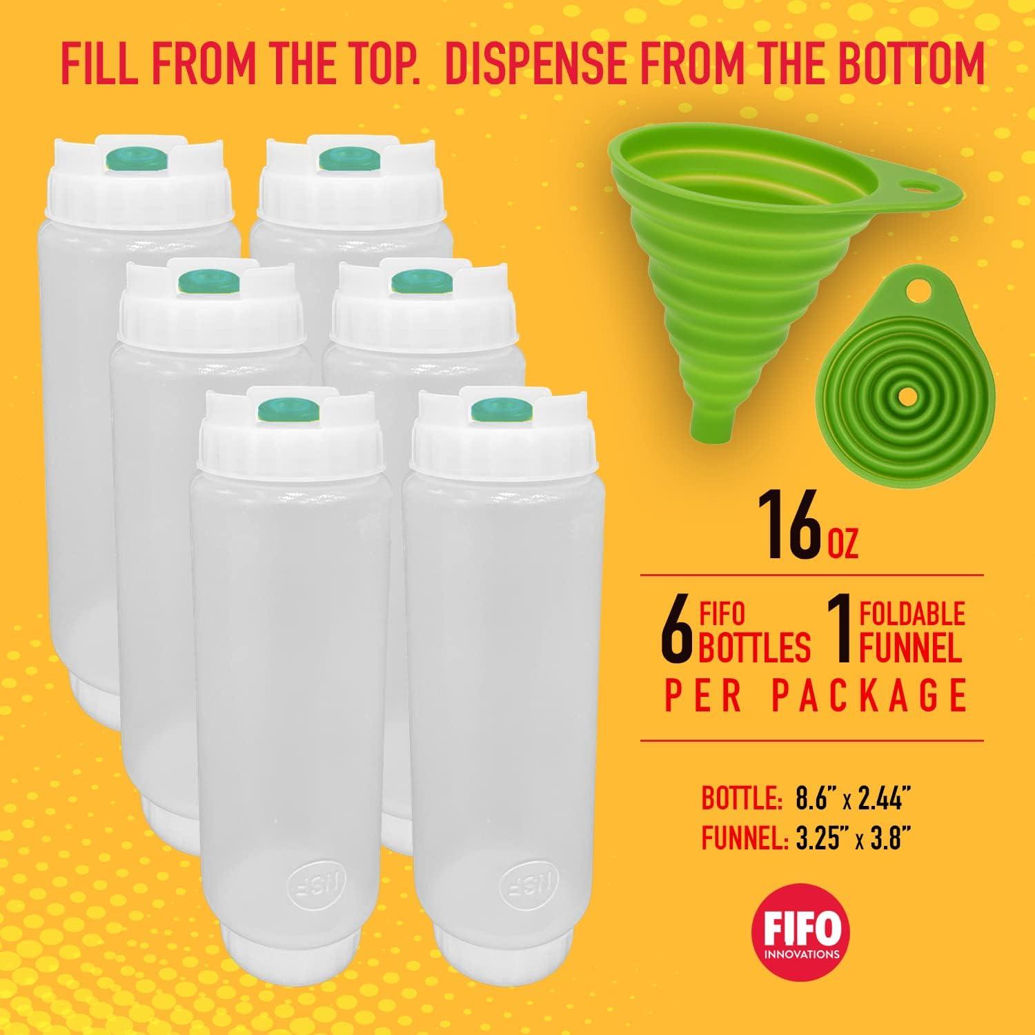 Botellas Squeeze FIFO Rockland Guard 16oz Verde (Paquete de 6)