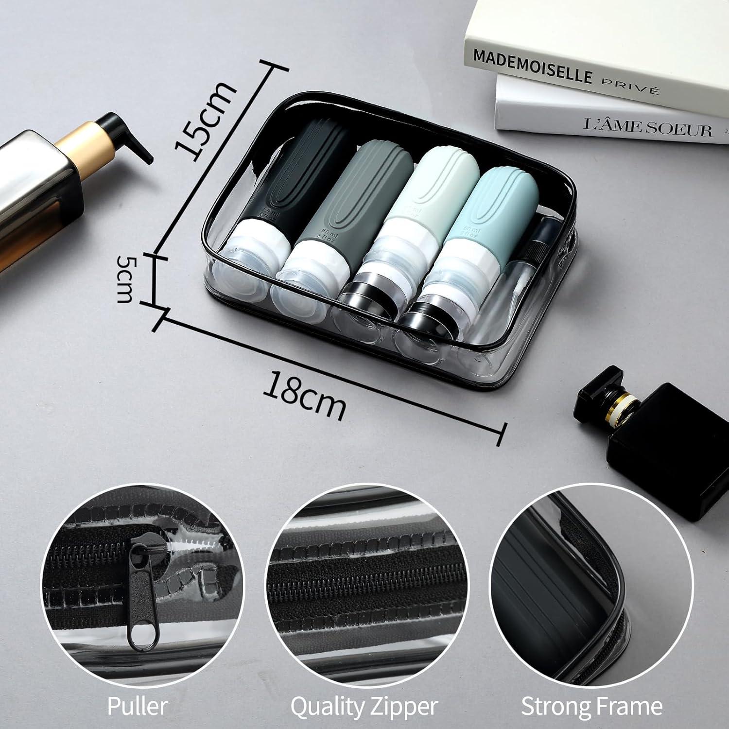 Paquete de 16 Botellas de Viaje Mrsdry 88ml A Prueba de Fugas