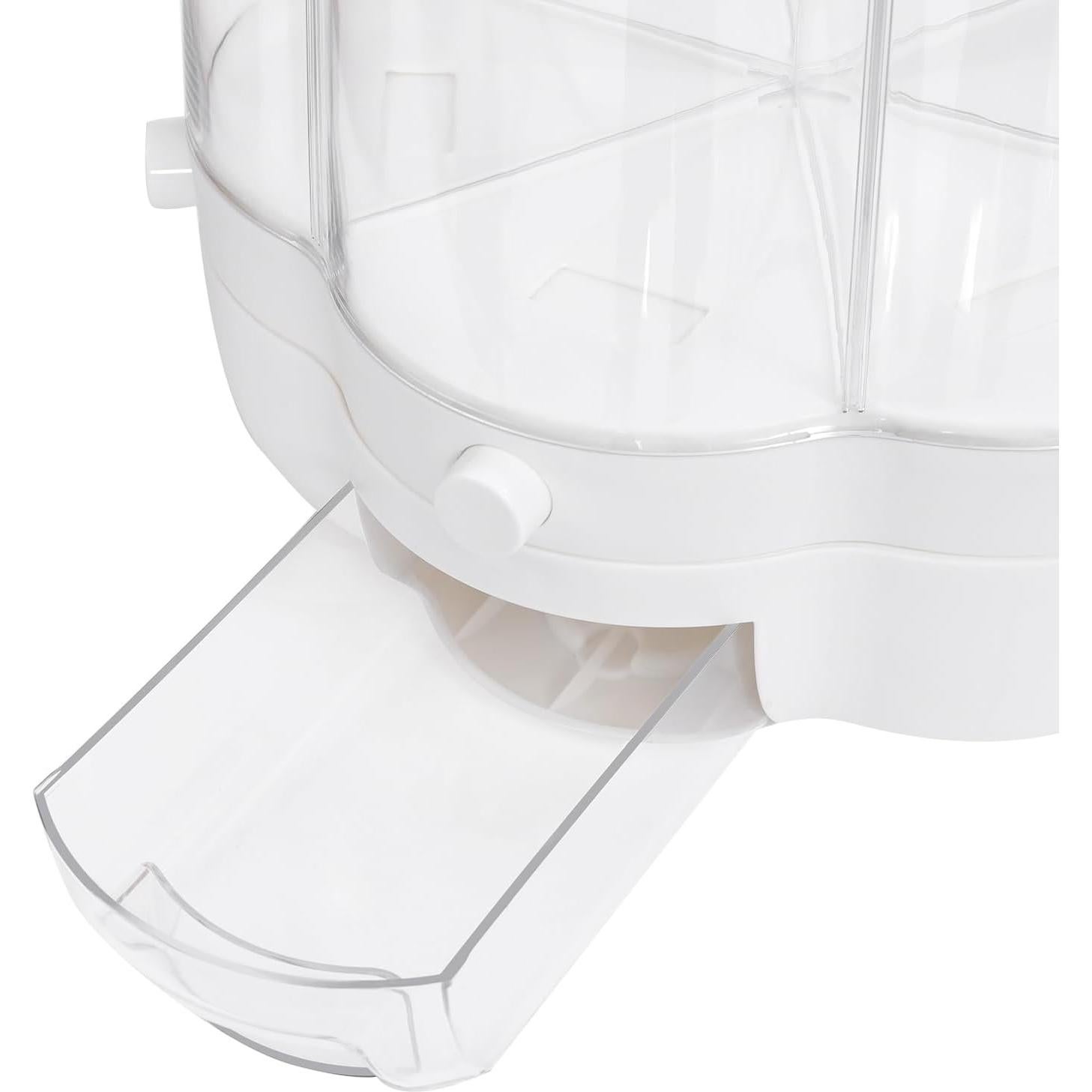 Dispensador de Alimentos 6 Compartimentos 12.5kg Blanco