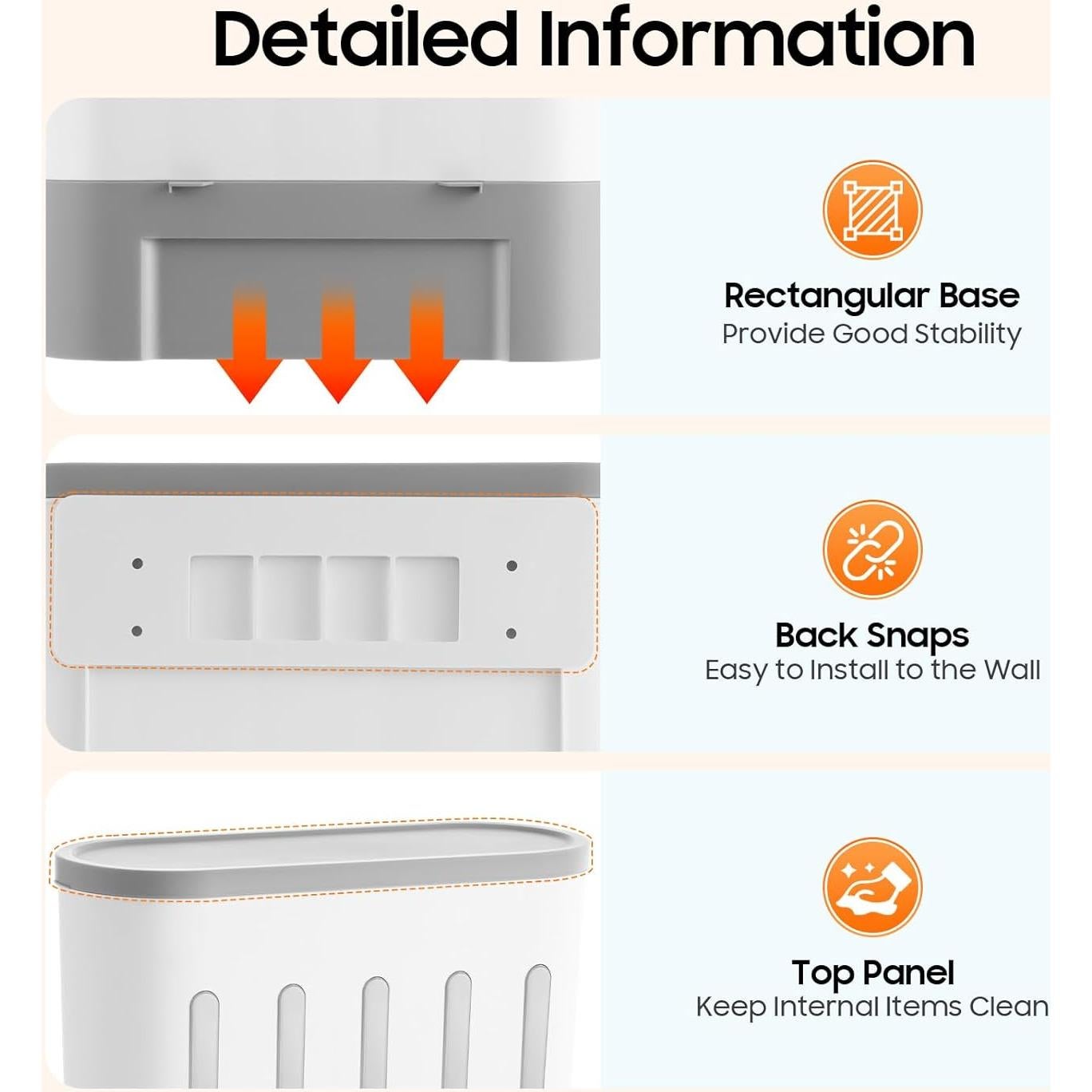 Dispensador de Alimentos Secos Montado en Pared LOYALHEARTDY 9Kg