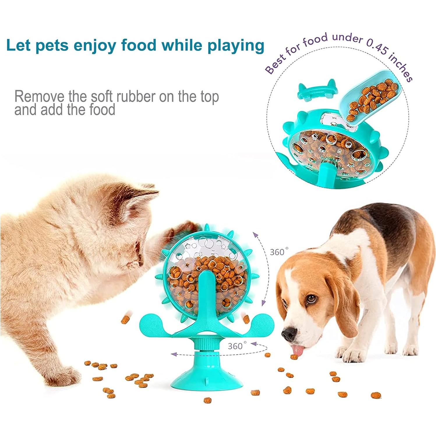 Dispensador de golosinas para gatos OwnLifeYF molino 360°