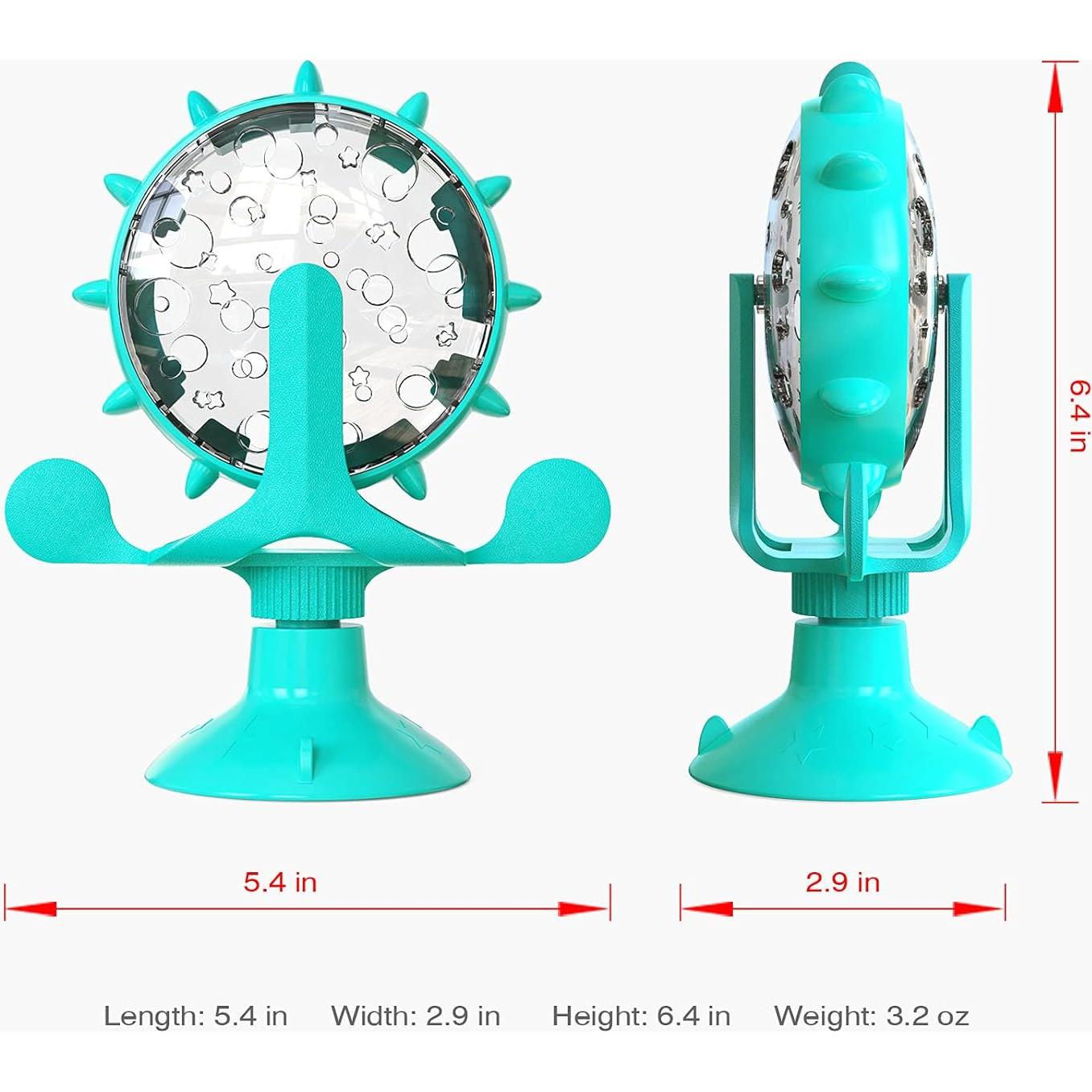 Dispensador de golosinas para gatos OwnLifeYF molino 360°