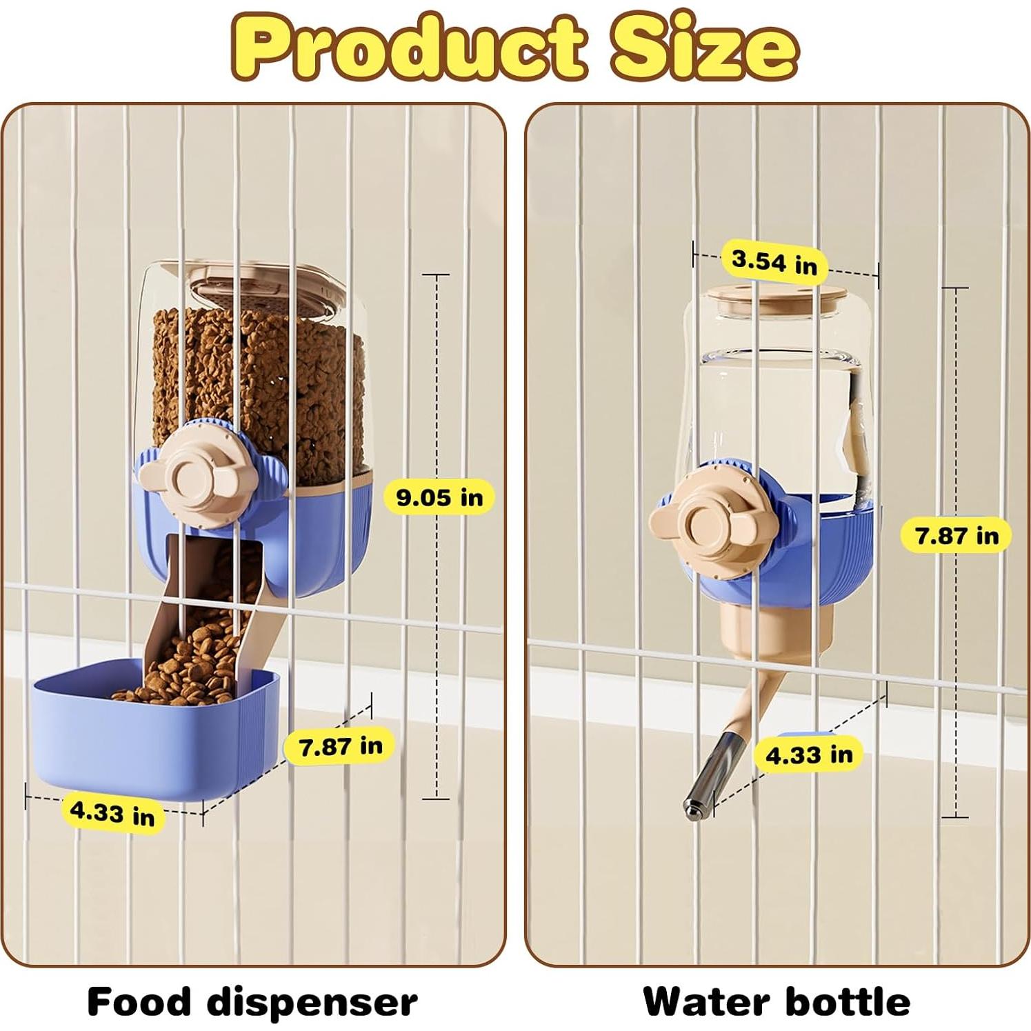 Comedero y Bebedero Automático Kathson para Conejos 1,09 kg