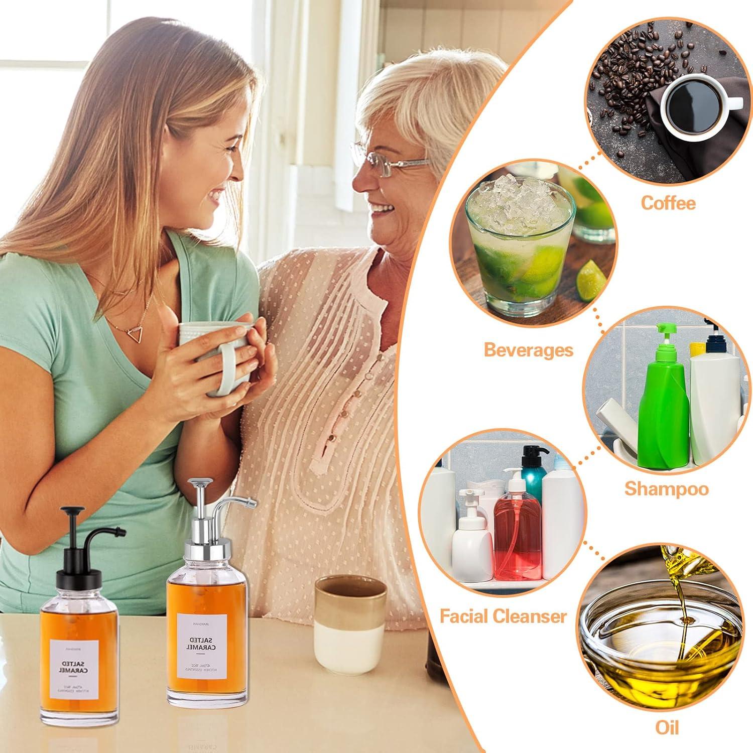 Dispensador de jarabe de café BangBoom 4 piezas 20.32 cm