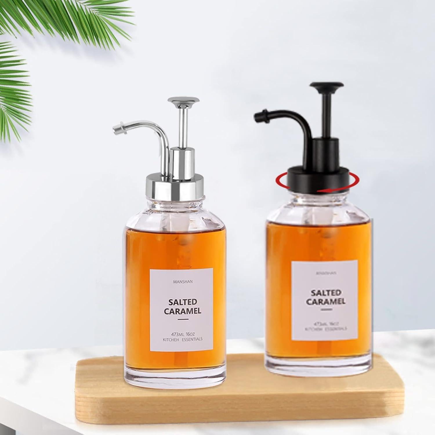 Dispensador de jarabe de café BangBoom 4 piezas 20.32 cm