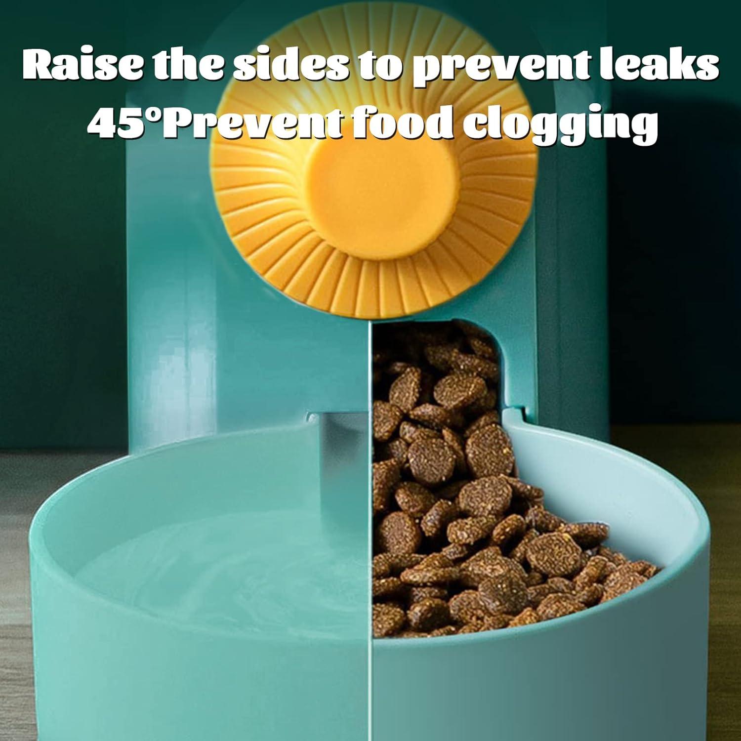 Dispensador automático de comida y agua Kathson 1.05L para mascotas