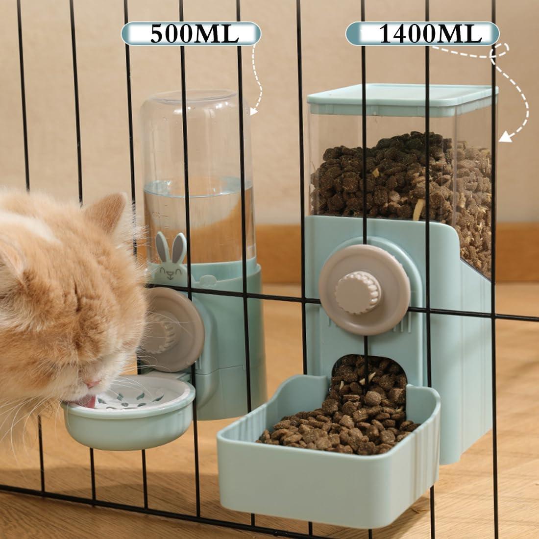 Dispensador Automático de Comida y Agua para Mascotas 1,04L