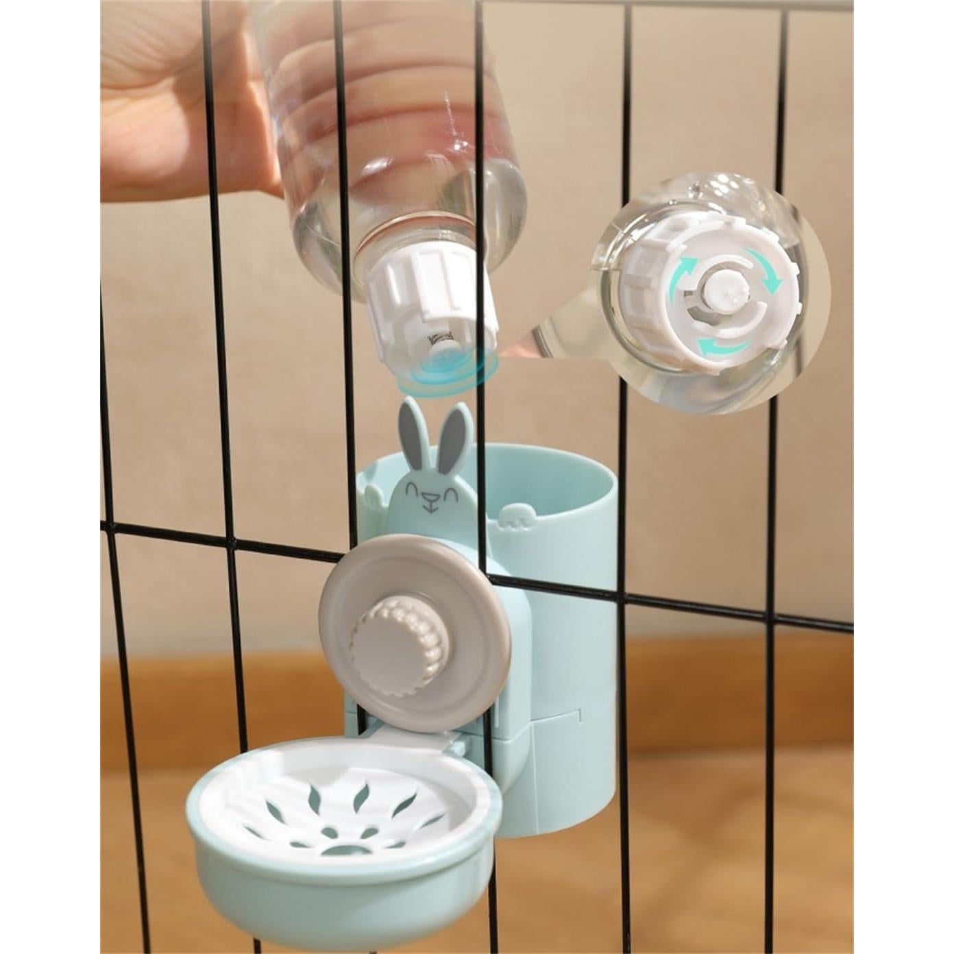 Dispensador Automático de Comida y Agua para Mascotas 1,04L