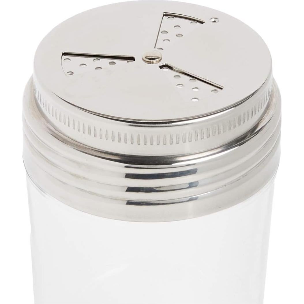 Vaso Dosificador de Vidrio Norpro 170g Ajustable para Especias