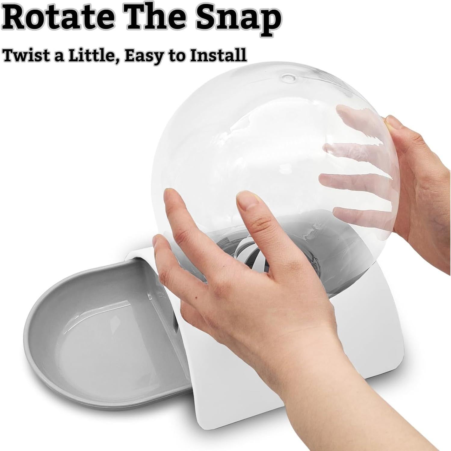 Dispensador de Agua Automático Hamiledyi 2.8L para Mascotas