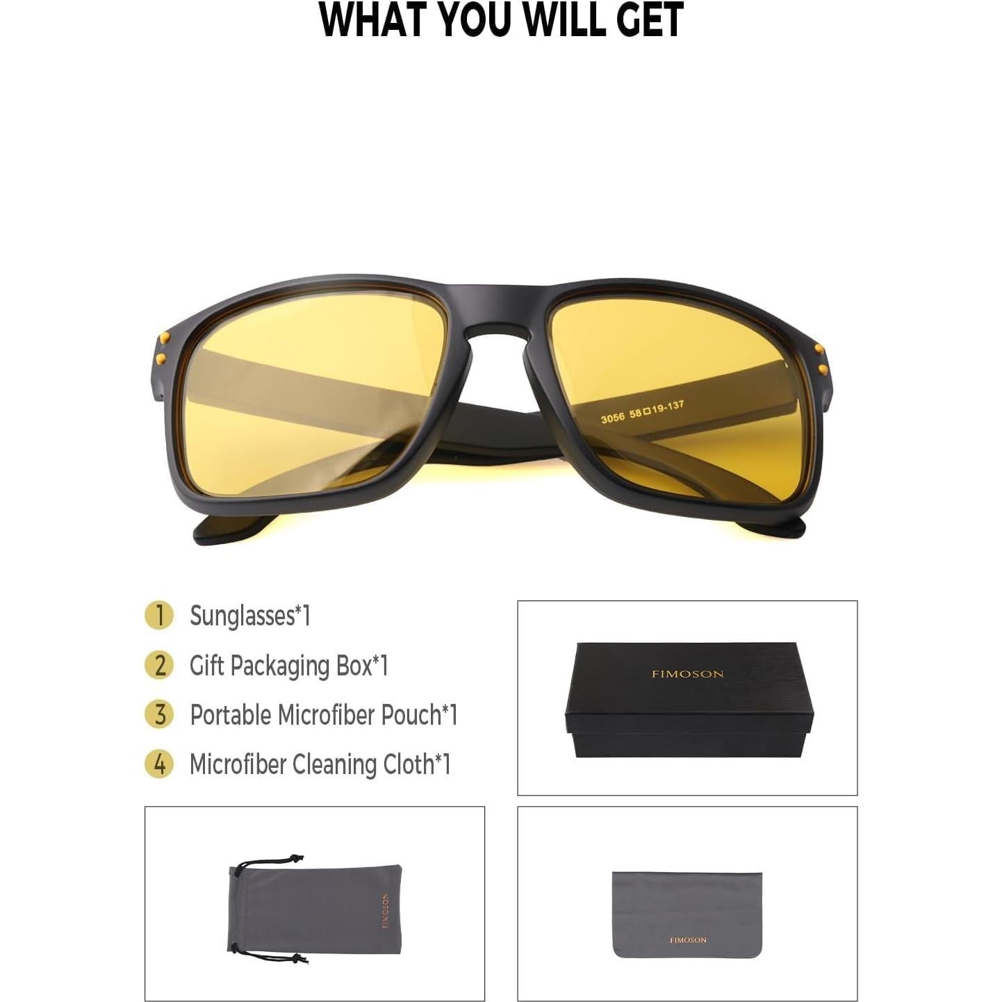 Gafas de Visión Nocturna FIMOSON Ys004-1 Polarizadas