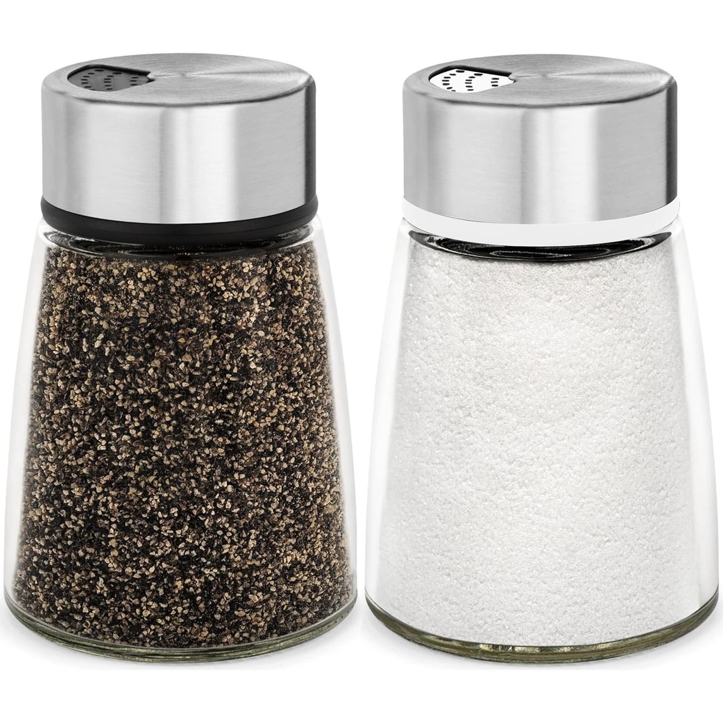 Juego de Salero y Pimentero Kitchen-GO Acero Inoxidable 118ml