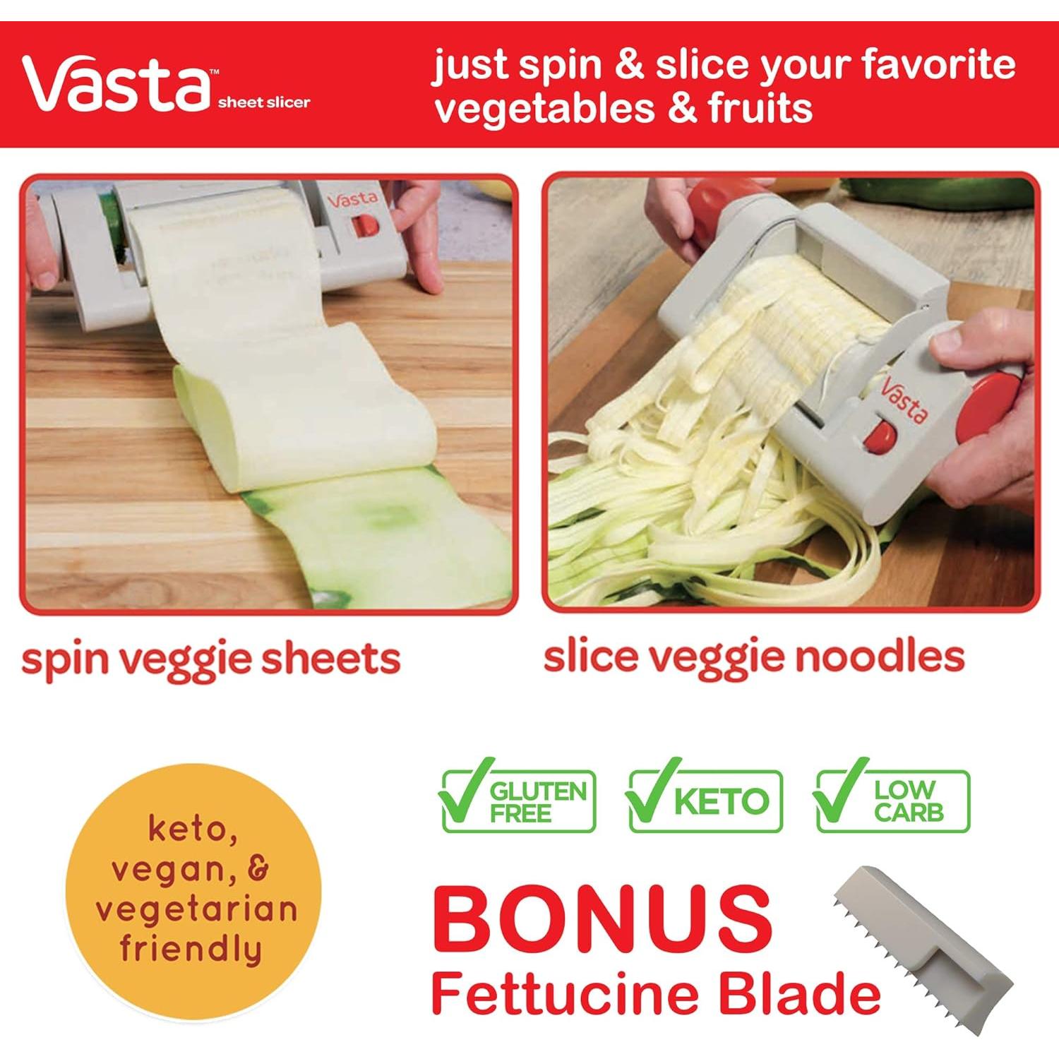 Cortador de Hojas de Verduras y Frutas Allstar 2 Accesorios