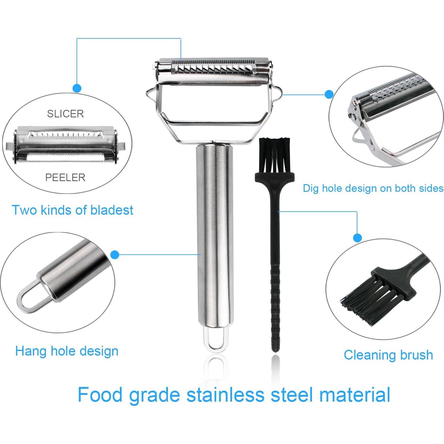 Pelador Julienne Sunkuka Acero Inoxidable 18,5x8,6 cm