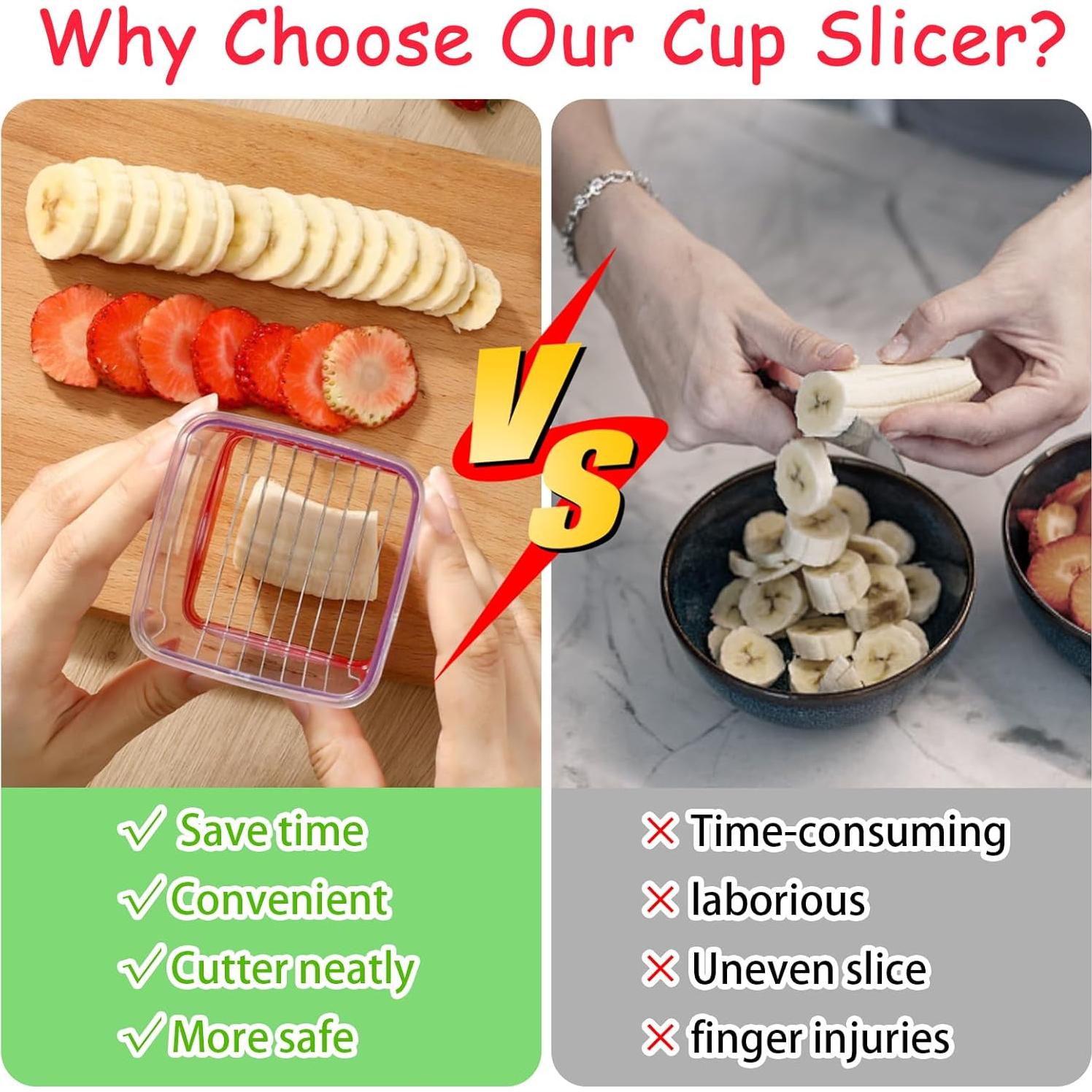 Cortador de Frutas Ponpon Acero Inoxidable 2 Piezas