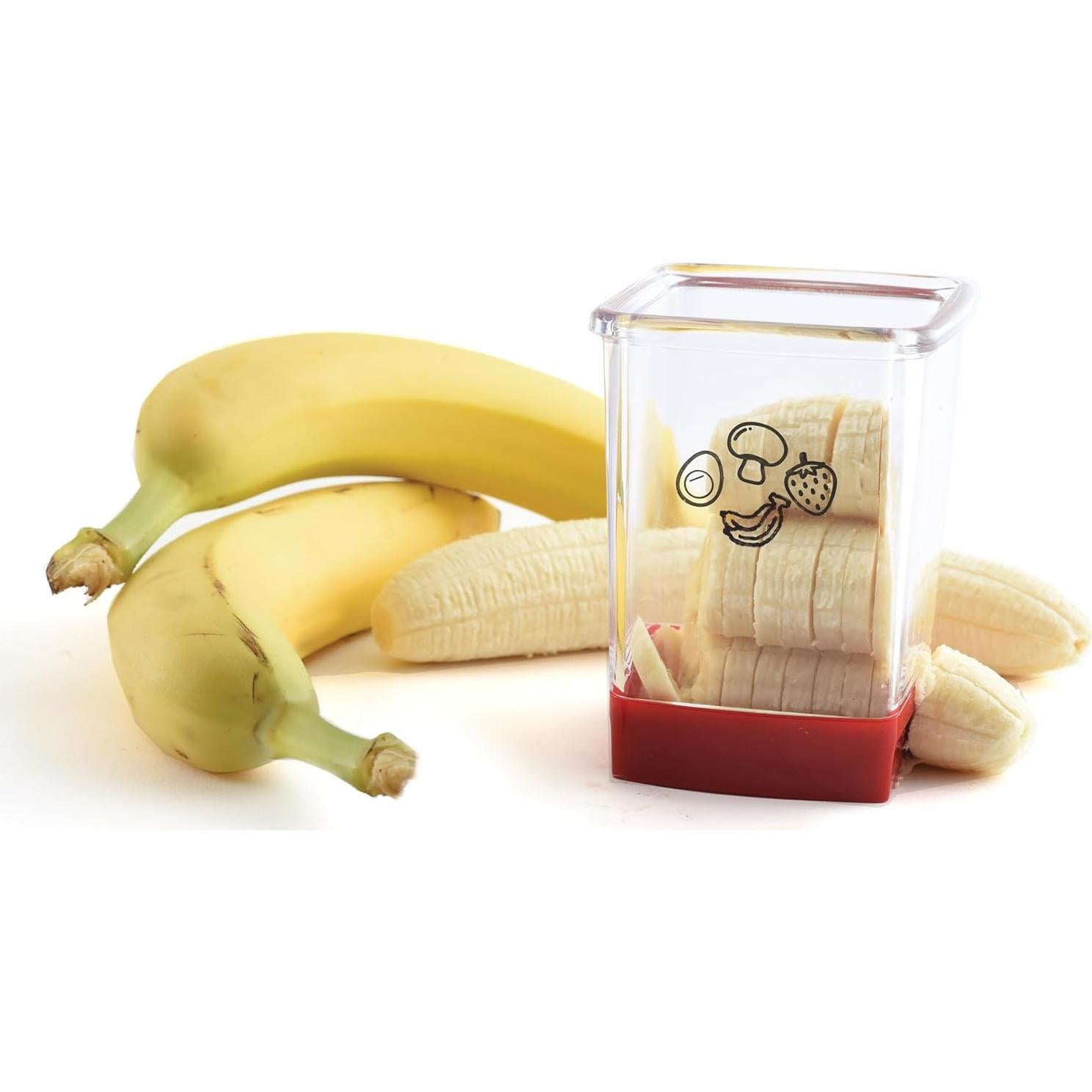 Cortador Rápido Norpro 8 Cuchillas Acero Inoxidable Rojo