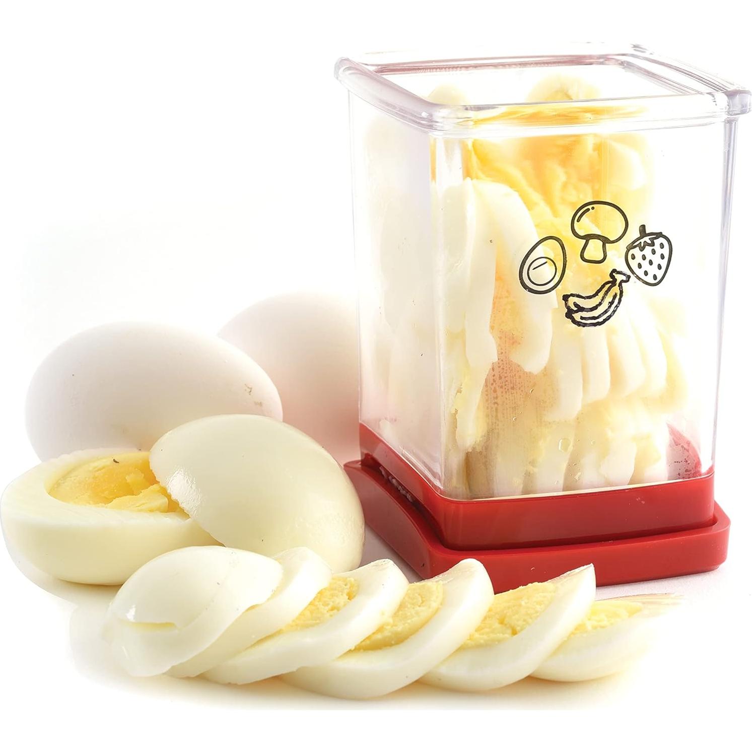 Cortador Rápido Norpro 8 Cuchillas Acero Inoxidable Rojo