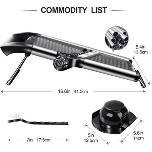 Mandolina Masthome Cortadora de Alimentos Acero Inoxidable