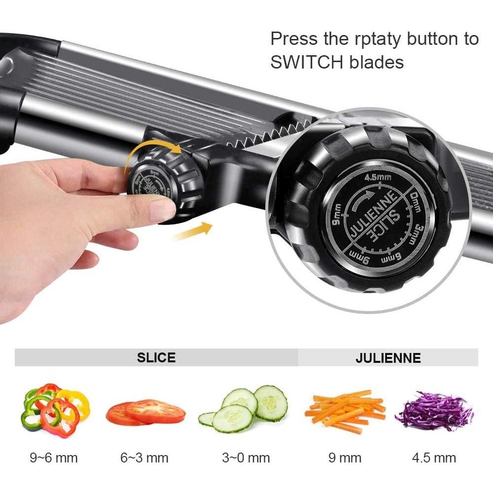 Mandolina Masthome Cortadora de Alimentos Acero Inoxidable