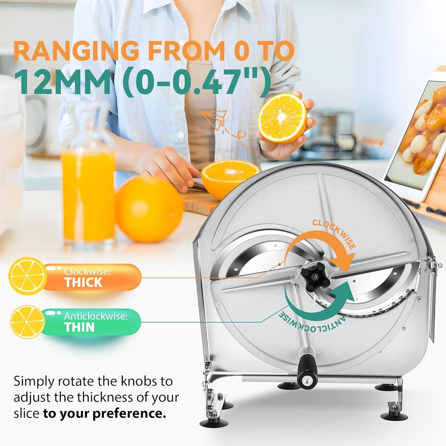 Cortador Manual de Verduras Newhai Acero Inoxidable 0-12mm