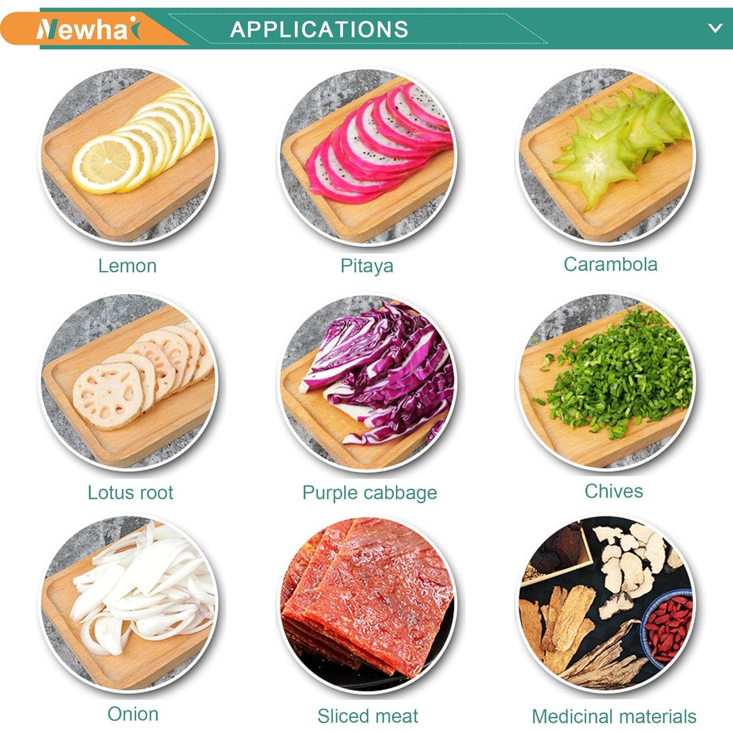 Cortador Manual de Verduras Newhai Acero Inoxidable 0-12mm