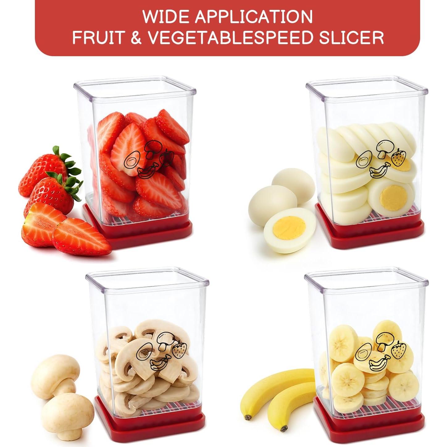 Juego Cortador y Desinfectador de Fresas EQUNROY 209g