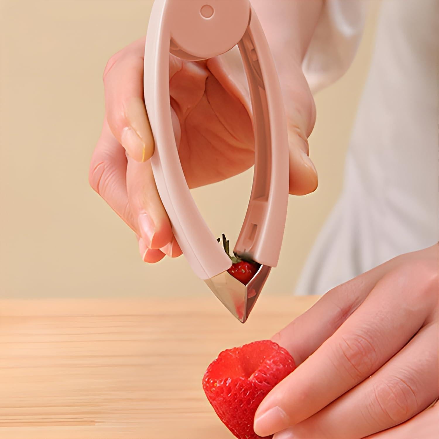 Juego Cortador y Desinfectador de Fresas EQUNROY 209g