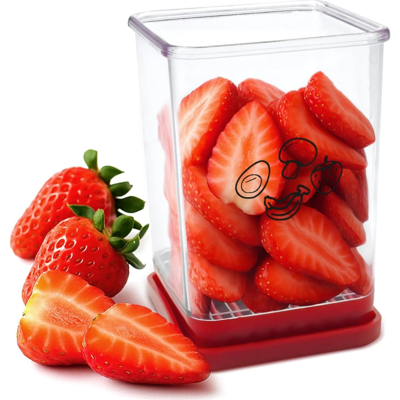 Juego Cortador y Desinfectador de Fresas EQUNROY 209g
